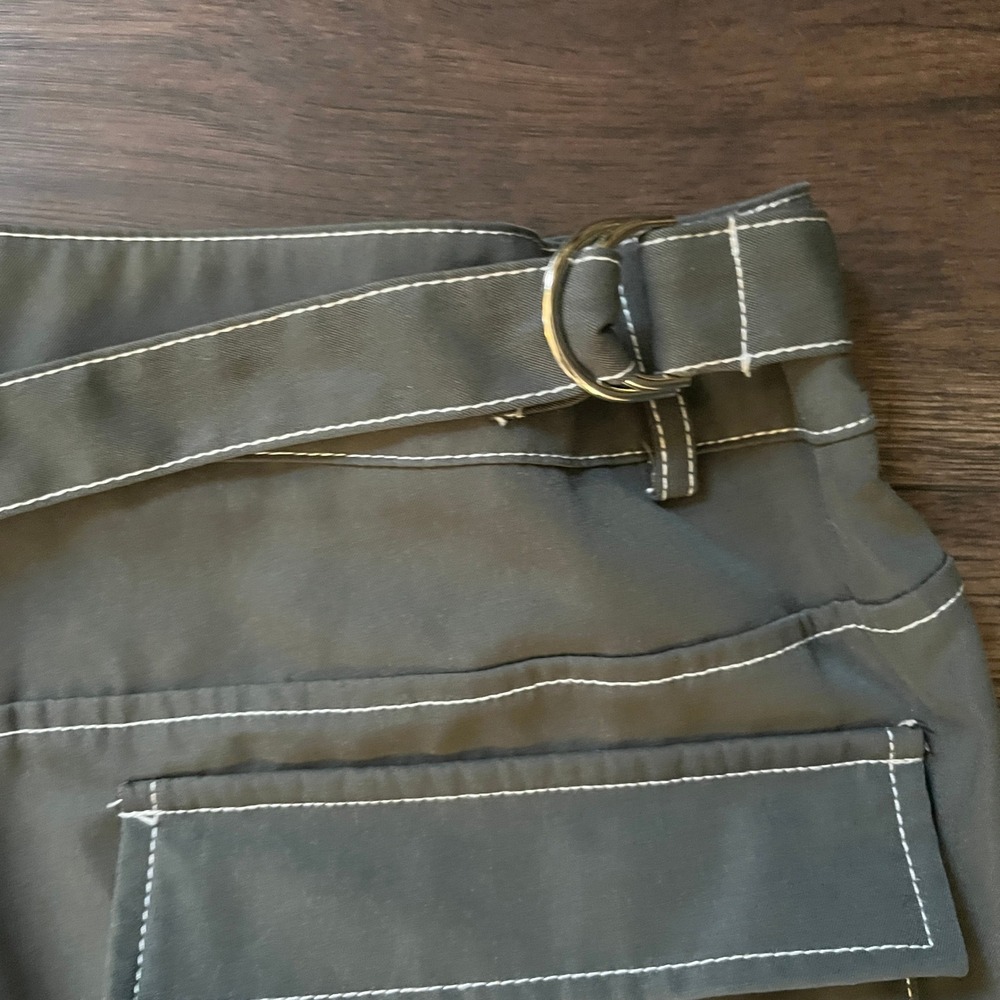 Forever 21 Women's Cargo Skater Pants Baggy Gray Joggers Size XL - Picture 9 of 9
